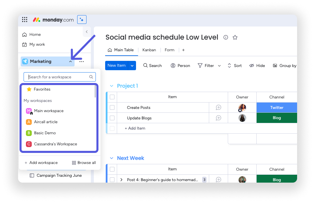 Monday Setup Wizard How to Set Up Your Workspace in Monday.com | FindMyCRM