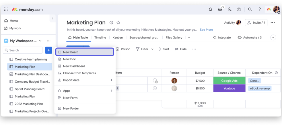 How to Set Up Your Workspace in Monday.com | FindMyCRM