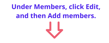 Add members