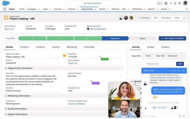Amazon Chime SDK to power video for new Salesforce Anywhere application |  Business Productivity