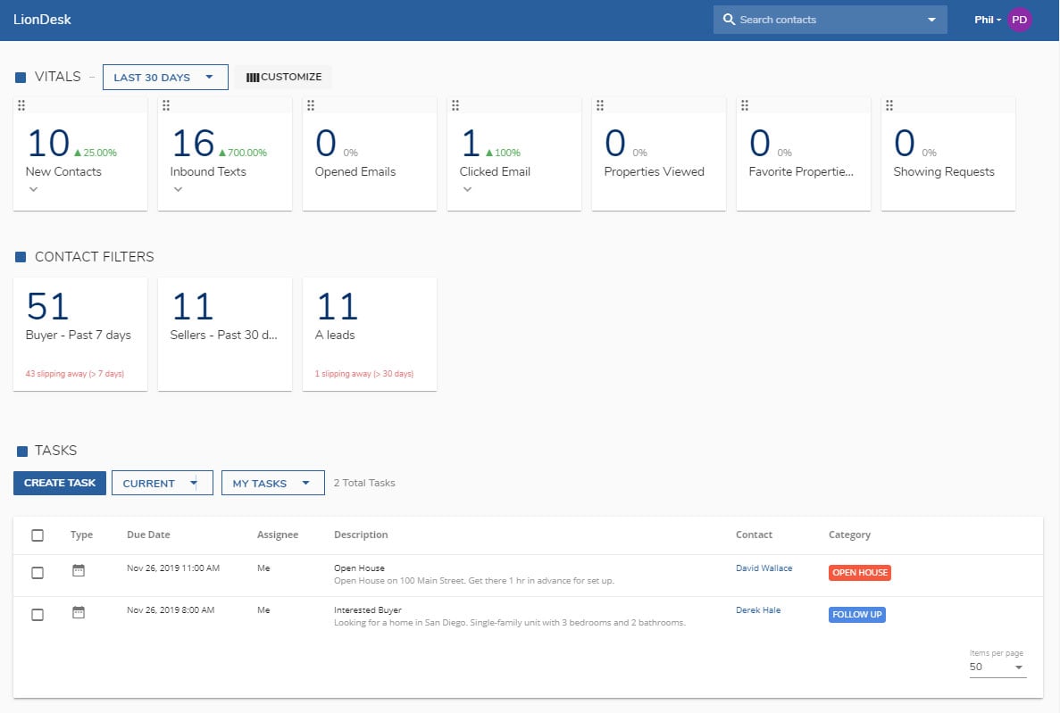 liondesk real estate crm