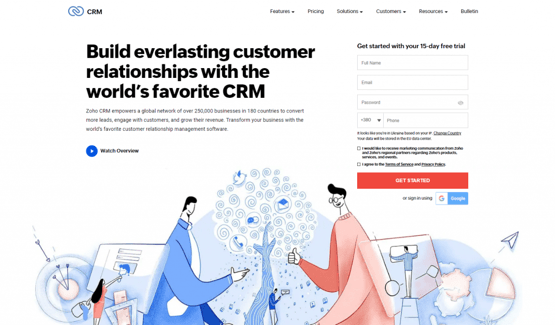 zoho crm