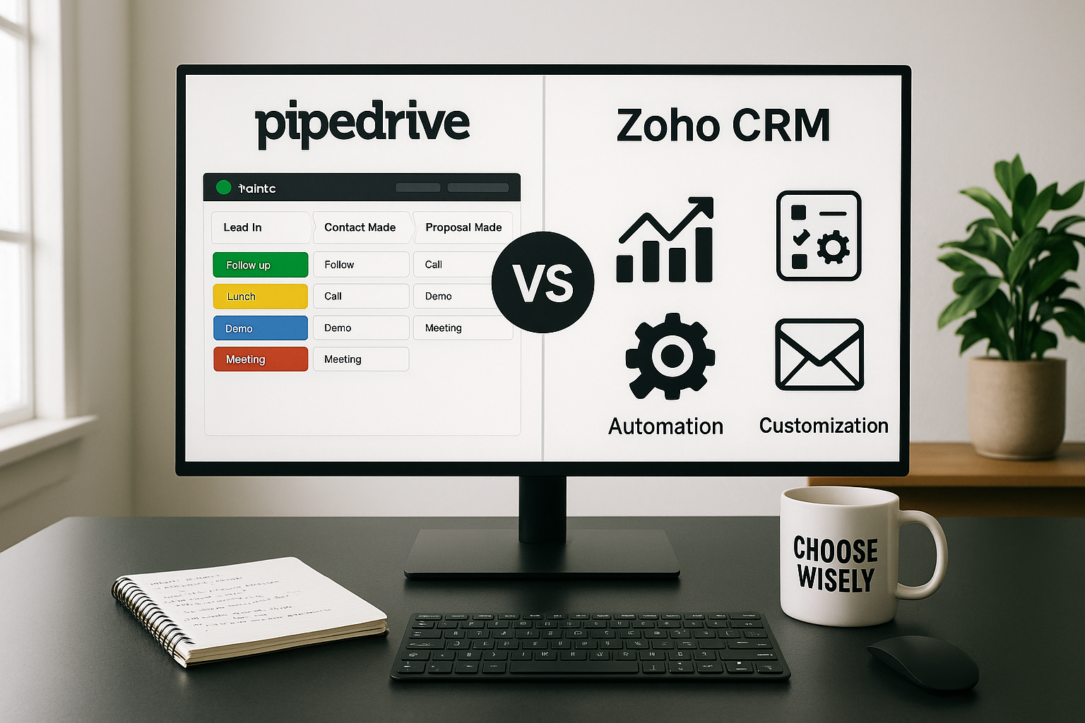 Pipedrive vs Zoho CRM: Complete Comparison Guide