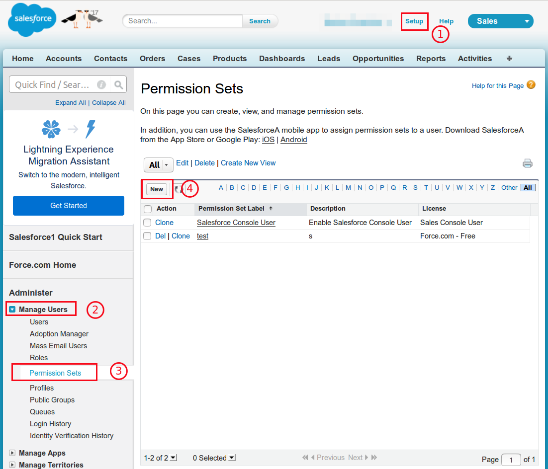 Permission Sets